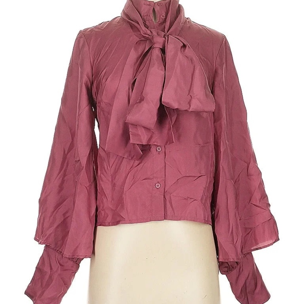 NWT Mille Gigi Blouse Raspberry